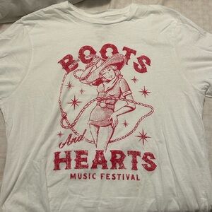 Boots and Hearts Festival Shirt